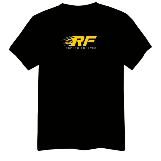 FIRE ON THE COURT X BLACK TEE