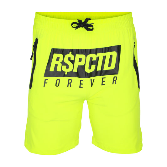 Yellow Rspctd Board Shorts